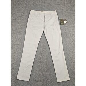 Dondup‎ Pants Mens 35x32 Gray Gaubert Chino Stretch Cotton Made Italy New